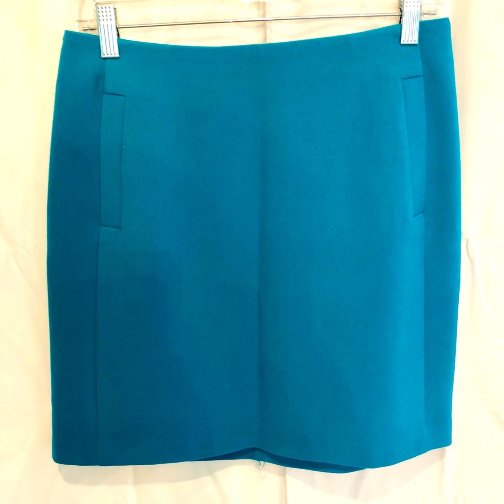 Banana Republic Size 6 Teal Skirt